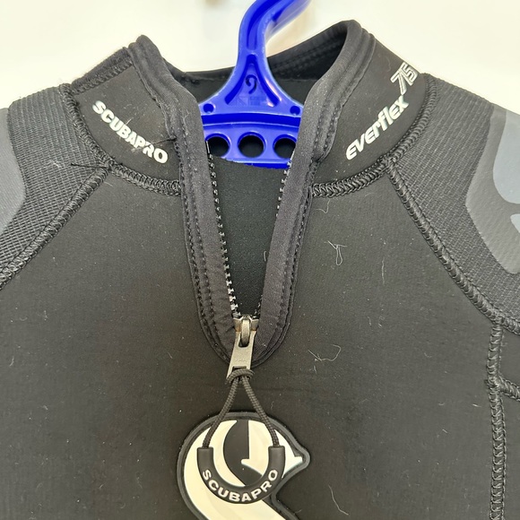 Women's Black SCUBAPRO Everflex Wetsuit 7/5mm Small/Tall - Picture 6 of 15